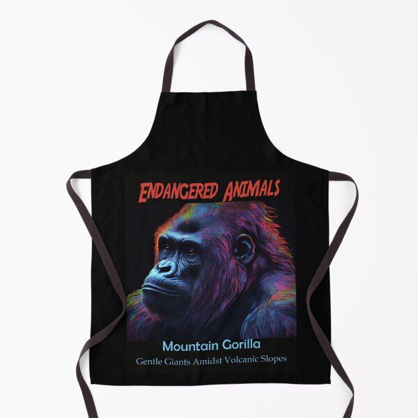 Item preview, Mountain Gorilla: Gentle Giants Amidst Volcanic Slopes designed and sold by JLCableStudio.
