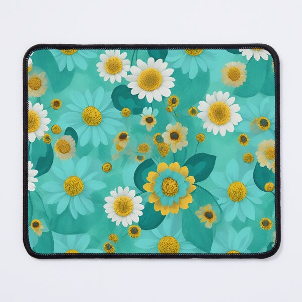Item preview, Daisy Dreams Embracing Retro Charm with Floral Patterns designed and sold by Tamas Das.