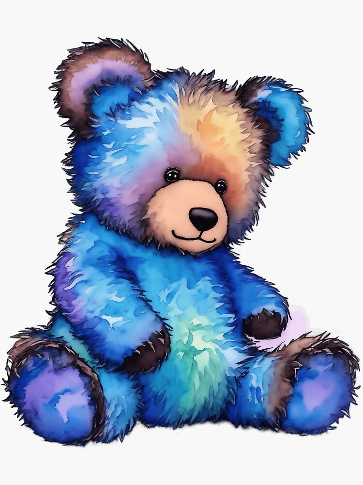 Watercolor Teddy Bear 10 Digital Clipart Bundle High Quality Images ,  Printable Art , Jpegs Digital Download Custom Print 