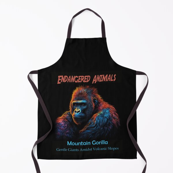 Item preview, Mountain Gorilla: Gentle Giants Amidst Volcanic Slopes designed and sold by JLCableStudio.