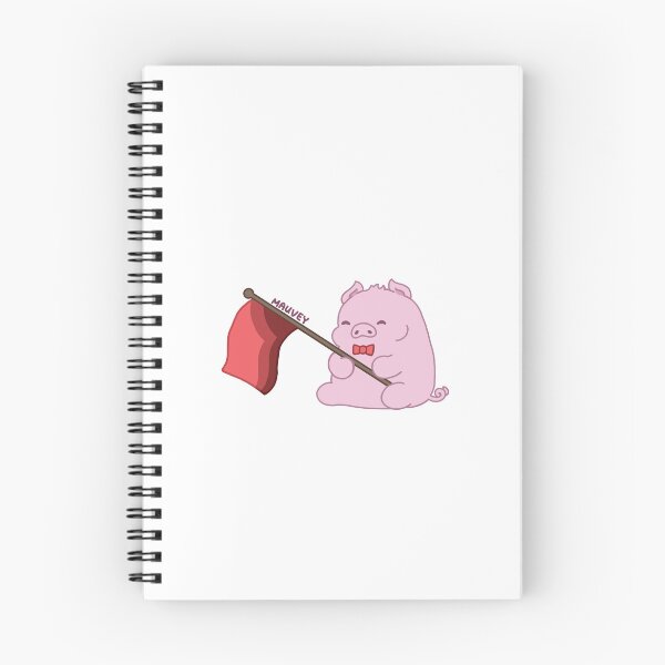 Item preview, cerdo con bandera (rojo) designed and sold by practiceyourins.