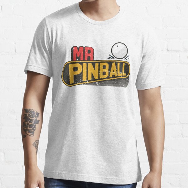 "Mr. Pinball Classic Pinball Machine Flipper And Ball" Tshirt for Sale