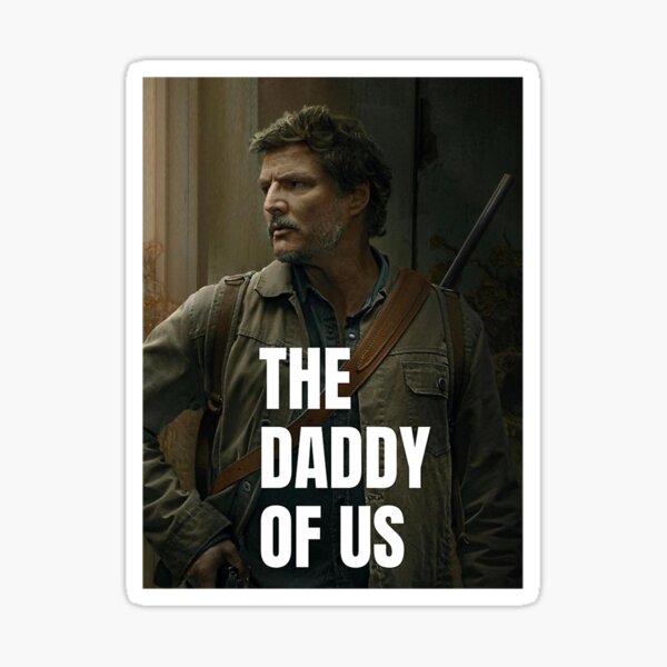 Daddy is a State of Mind / Pedro Pascal 3x3 inch Square Sticker – Drawings  By Nicole