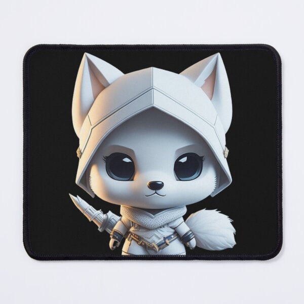 Item preview, Very Cute White Ninja Wolf Digital Art designed and sold by ChibiArtline.