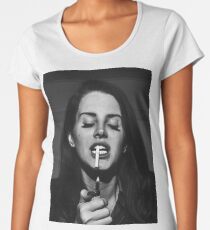 Lana Del Rey Premium Rundhals-Shirt
