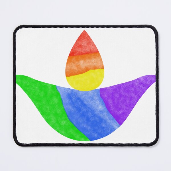 Item preview, Rainbow Pride UU Chalice designed and sold by lattes-and-rain.
