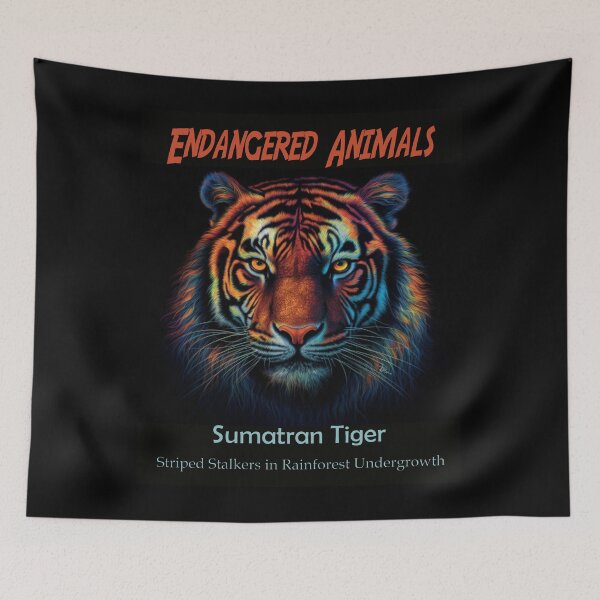 Item preview, Sumatran Tiger: Striped Stalkers in Rainforest Undergrowth designed and sold by JLCableStudio.