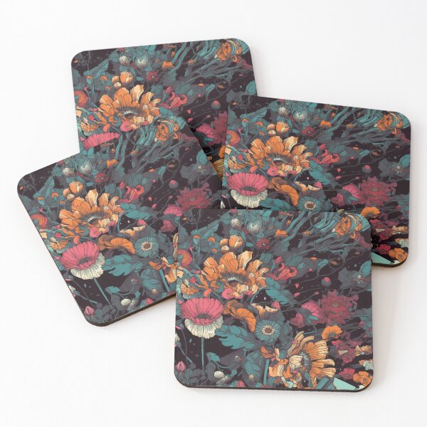Item preview, Floral Elegance - Exquisite Intricate Flower Patterns designed and sold by AdventureCanvas.