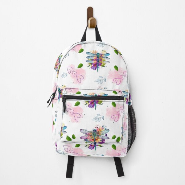 Item preview, Watercolor dragonfly in bloom designed and sold by murielsfaith.