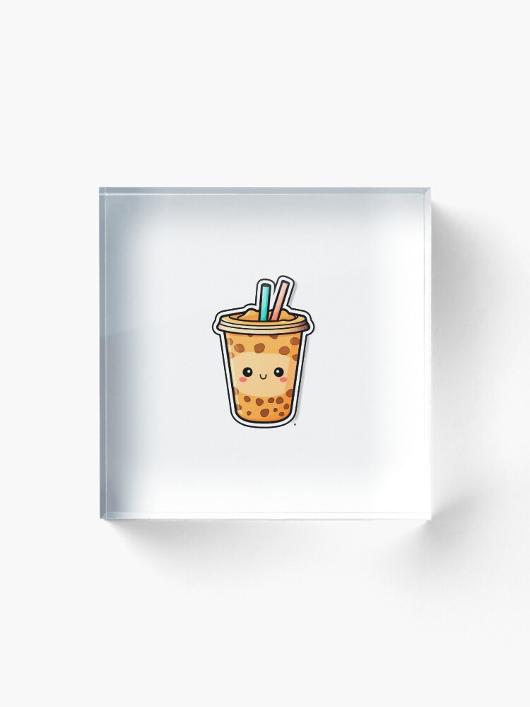 Thumbnail 1 von 5, Acrylblock, Cute Boba Tea Sticker designt und verkauft von SyntheticColor.