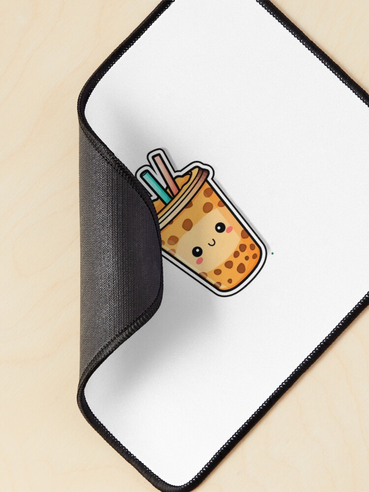 Thumbnail 2 of 5, Mouse Pad, Cute Boba Tea Sticker designed and sold by SyntheticColor.