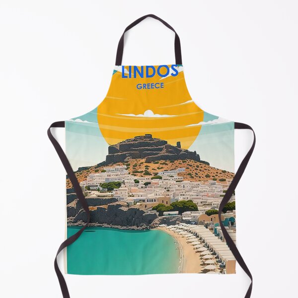 Item preview, Lindos Poster designed and sold by judyalexander.
