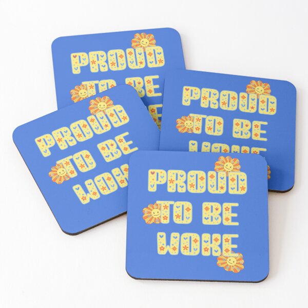 Item preview, Proud To Be Woke with Retro Sun and Flowers designed and sold by JoyOfHopeStore.