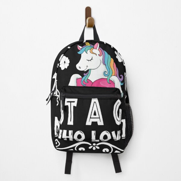 Item preview, Just a girl who loves unicorns - funny quote designed and sold by VichallanStudio.