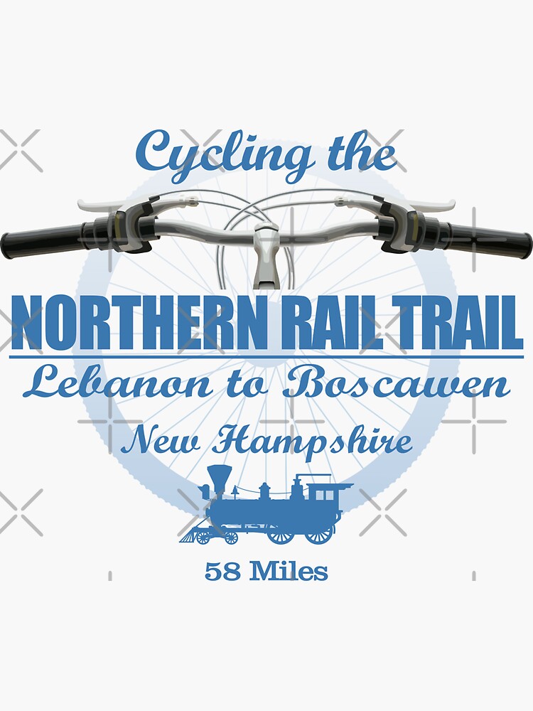 Thumbnail 3 of 3, Sticker, Northern Rail Trail (H2) designed and sold by curranmorgan.