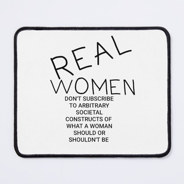 Item preview,  Real Women Don't Subscribe  b&w designed and sold by DancingCreek.