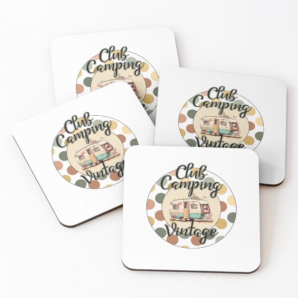 Item preview, Vintage Camping Club. vintage design and inscription in French designed and sold by isaweb.