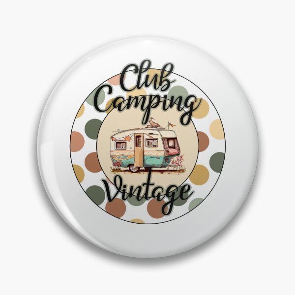 Item preview, Vintage Camping Club. vintage design and inscription in French designed and sold by isaweb.