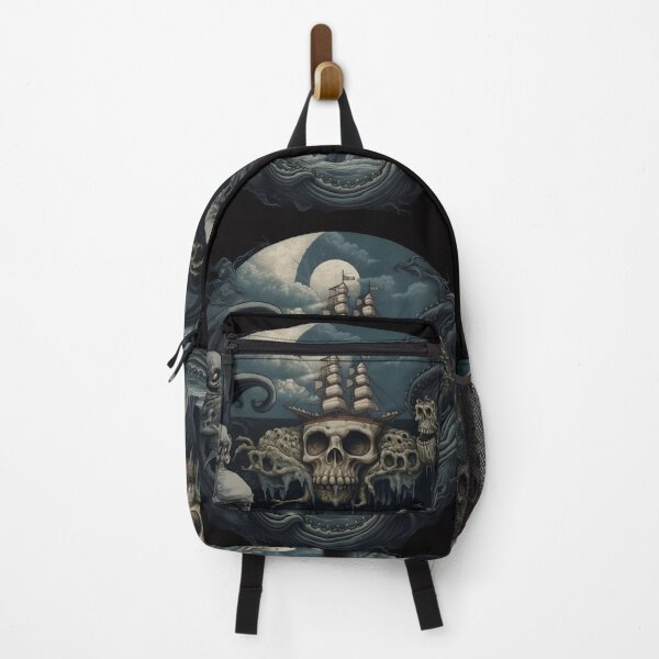 Item preview, Skull Ship designed and sold by Obsidian Ink by Wilshire.