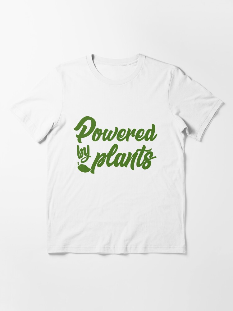 Alternate view of Powered By Plants - Wear Veganism With Pride! Essential T-Shirt