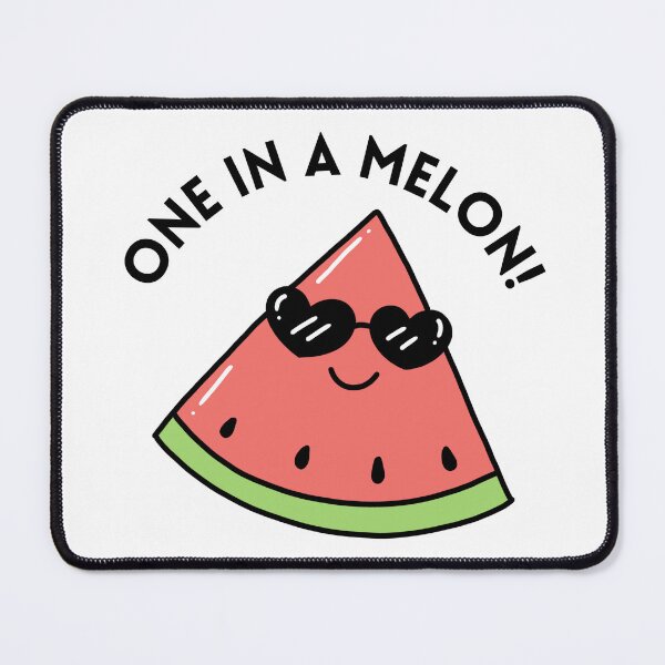 Item preview, One in a Melon cute food pun  designed and sold by Strictly McCracken.