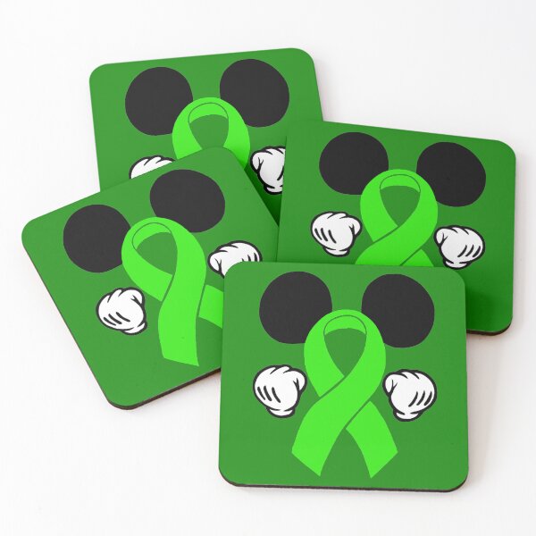 Item preview, Mouse Ears Awareness Ribbon (Green) designed and sold by CaitlynConnor.