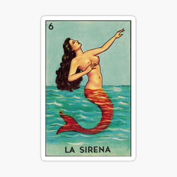 La sirena Pegatina