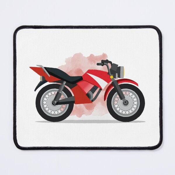 Item preview, Red Motorcycle Print designed and sold by brigithaAlice.
