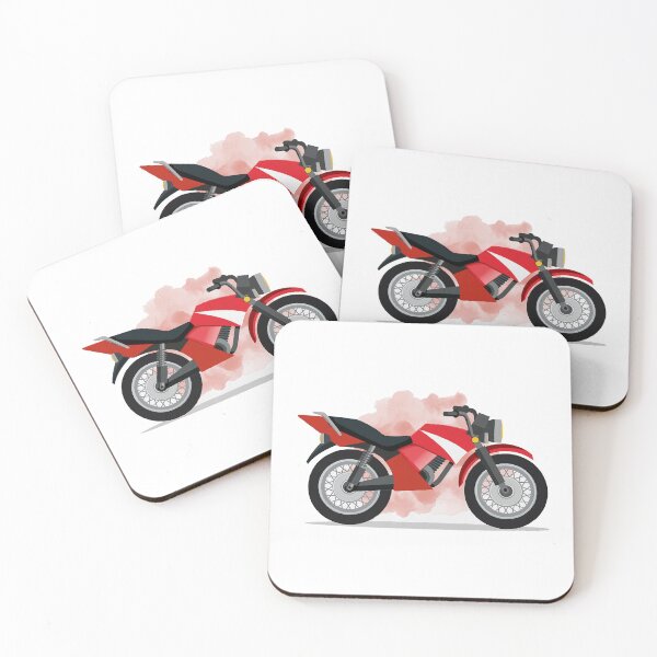 Item preview, Red Motorcycle Print designed and sold by brigithaAlice.