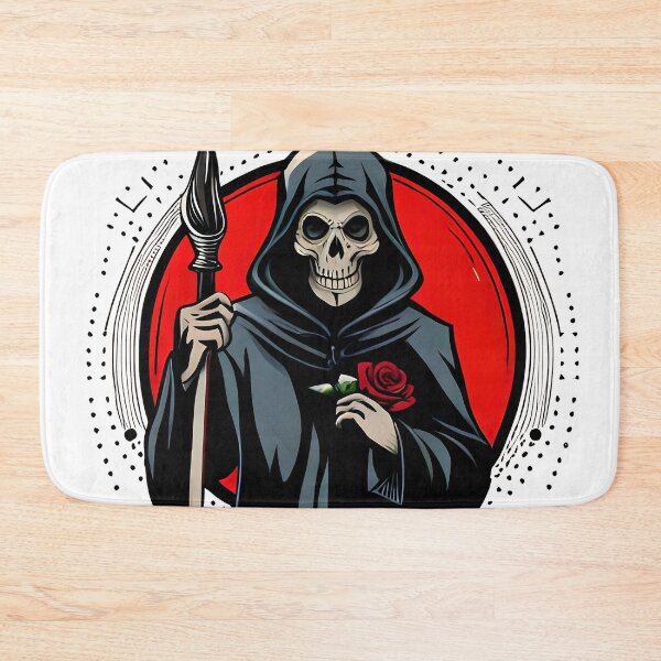 Item preview, The Eternity's Embrace - Grim Reaper Holding a Single Rose designed and sold by GalihDA.