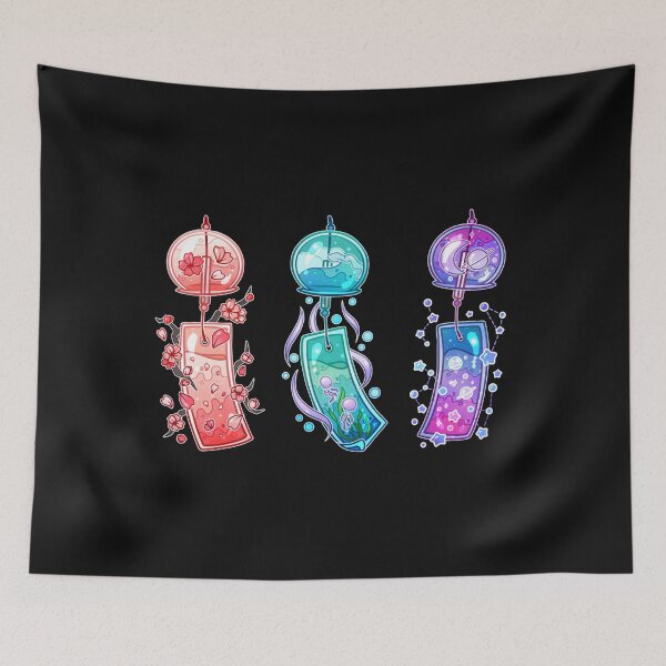 Item preview, Aesthetic Japanese Wind Chimes  designed and sold by DapPauce.