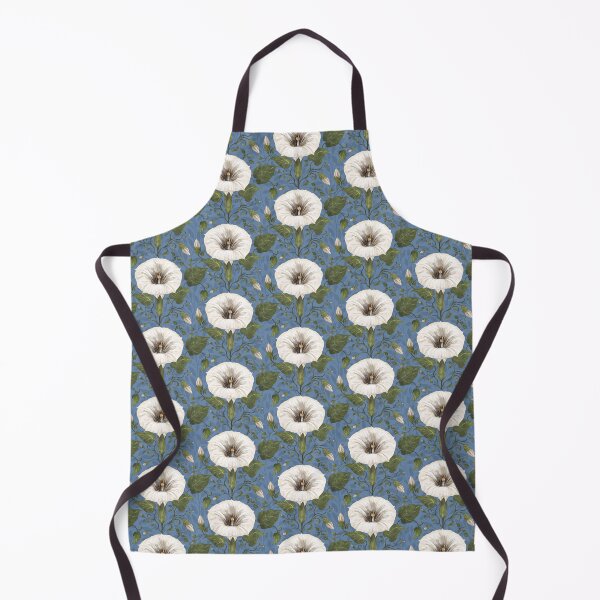 Item preview, Dreamy Moonflower on Blue designed and sold by Silver Steer Design.