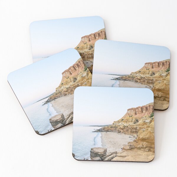 Item preview, Red Bluff Cliffs, Half Moon Bay, Black Rock designed and sold by Liza Clements Photographic.