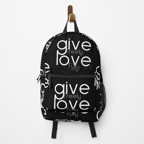 Item preview, Give Freely Love Fully T-Shirt Minimalist Text Spread Love Peace & Kindness Thoughtful Quote Shirt Gift for Loving Mom Sensitive Dad Present designed and sold by MunsyArt.
