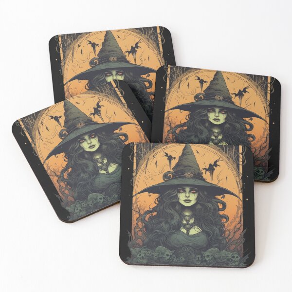 Item preview, Witch portrait designed and sold by Moon Valley Emporium.