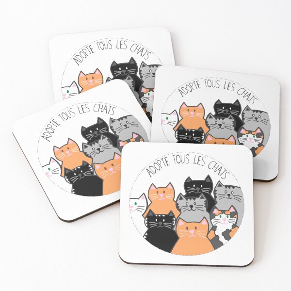 Item preview, Adopte Tous Les Chats designed and sold by cwillustration.