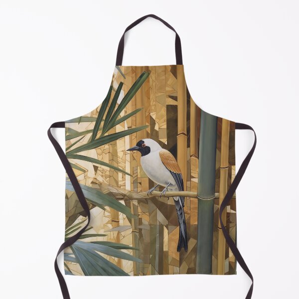 Artikelvorschau, partial bamboo leaf and birds with gold and bronze08 entworfen und verkauft von UnaWu533.