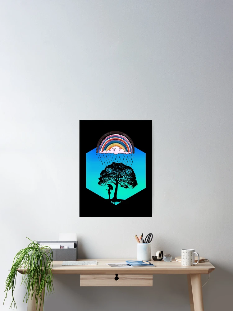 Thumbnail 2 of 3, Poster, Beautiful Raining  designed and sold by Dodern.