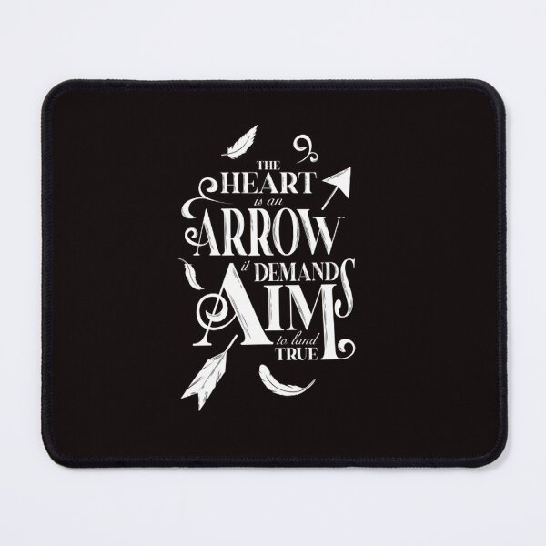 Item preview, The heart is an arrow it demands aim to land true designed and sold by shavonneamedee.