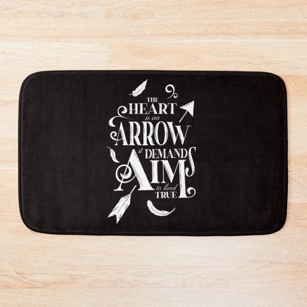 Item preview, The heart is an arrow it demands aim to land true designed and sold by shavonneamedee.