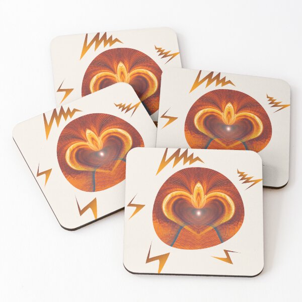 Item preview, Orange Brown Diya Shape Abstract Art  designed and sold by seeitknowit.