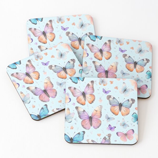Item preview, Watercolor Butterfly Clipart 2: evokes a sense of charm and grace, capturing the essence of butterflies. designed and sold by Nustudios.