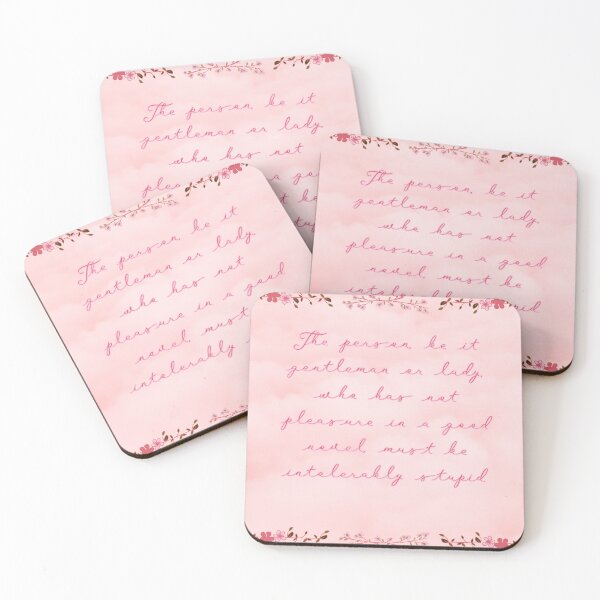 Item preview, Austen Quotes designed and sold by PinkWildflowers.