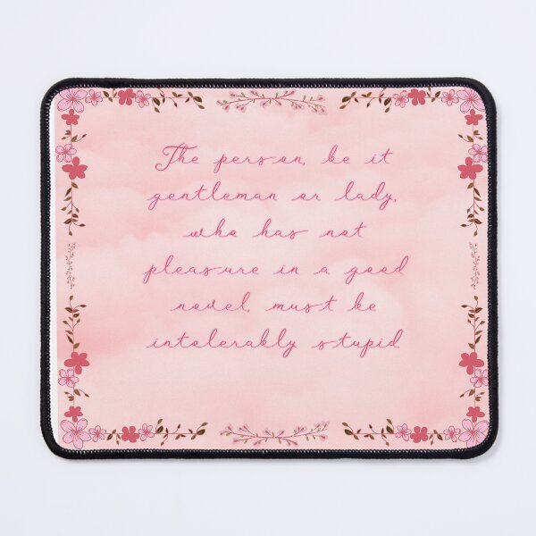Item preview, Austen Quotes designed and sold by PinkWildflowers.