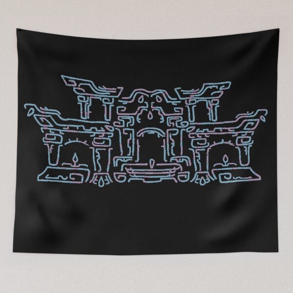 Item preview, Blue and Purple Geoglyph 2 (Totk) designed and sold by HeartonSleeves.