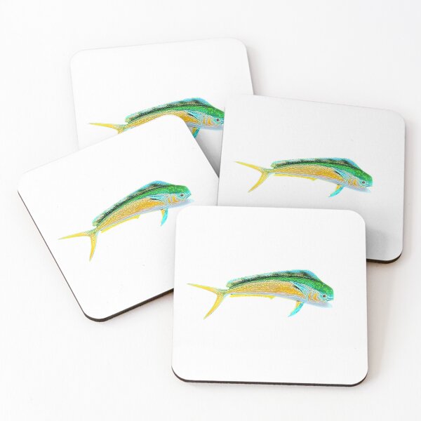 Item preview, Mahi Mahi Fish Line Art Design designed and sold by Heathermarie321.