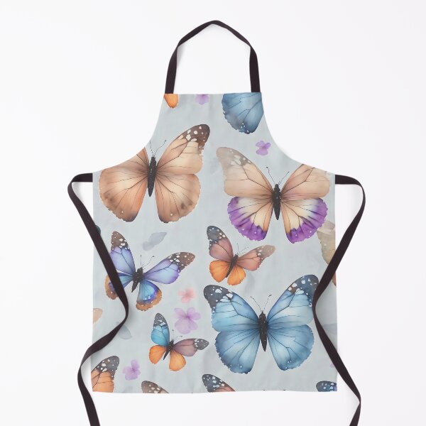 Item preview, Watercolor Butterfly Clipart 6: evokes a sense of charm and grace, capturing the essence of butterflies. designed and sold by Nustudios.