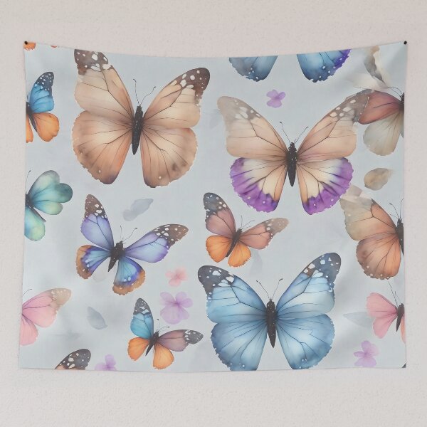 Item preview, Watercolor Butterfly Clipart 6: evokes a sense of charm and grace, capturing the essence of butterflies. designed and sold by Nustudios.