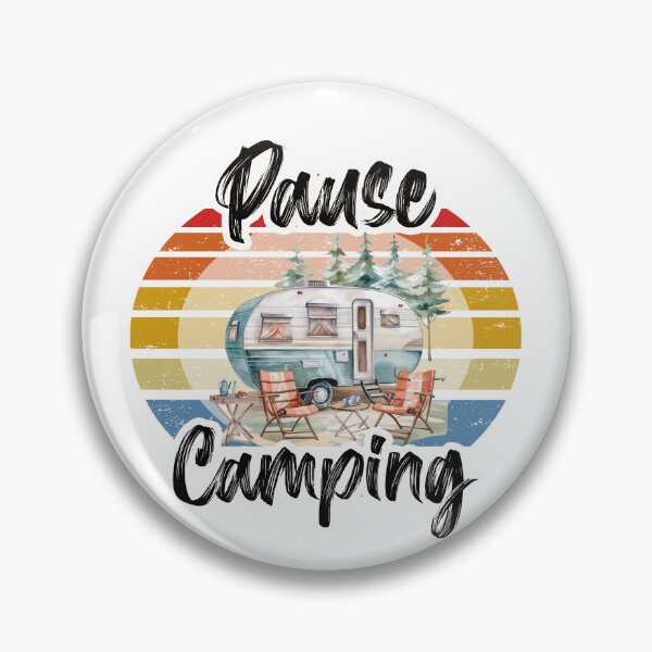 Item preview, Camp Break. vintage design and inscription in French designed and sold by isaweb.
