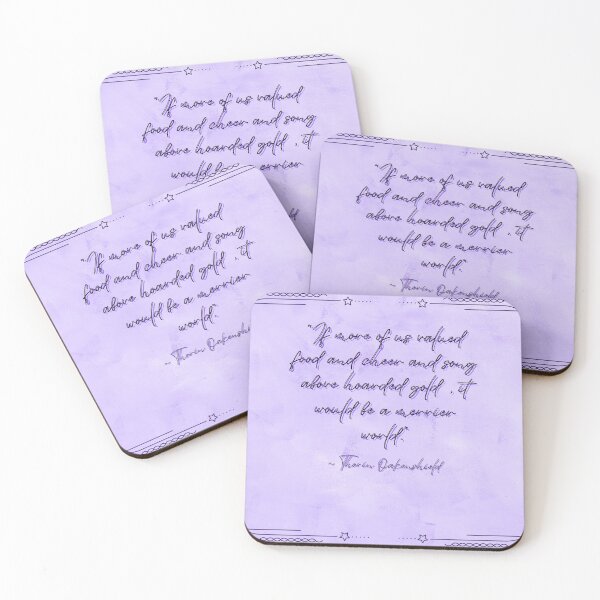 Item preview, Thorin Quote designed and sold by PinkWildflowers.